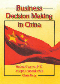 Cover image: Business Decision Making in China 1st edition 9780789001900