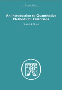 Cover image: An Introduction to Quantitative Methods for Historians 1st edition 9780415607599