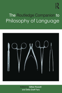 Imagen de portada: Routledge Companion to Philosophy of Language 1st edition 9781138776180