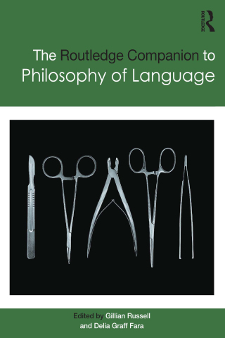 Imagen de portada: Routledge Companion to Philosophy of Language 1st edition 9781138776180