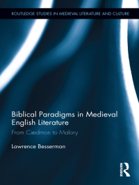 Cover image: Biblical Paradigms in Medieval English Literature 1st edition 9780415744225