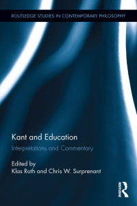 Imagen de portada: Kant and Education 1st edition 9780415889803