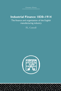 Immagine di copertina: Industrial Finance, 1830-1914 1st edition 9780415379977