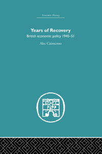 Imagen de portada: Years of Recovery 1st edition 9780415852210