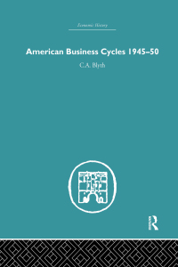 Cover image: American Business Cycles 1945-50 1st edition 9780415380034