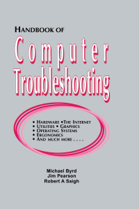 Imagen de portada: Handbook of Computer Troubleshooting 1st edition 9781579583002
