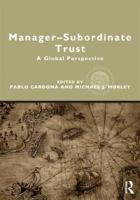 Cover image: Manager-Subordinate Trust 1st edition 9780415898102