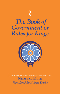 Cover image: The Book of Government or Rules for Kings 1st edition 9780700712281
