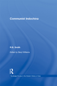 Imagen de portada: Communist Indochina 1st edition 9780415468046