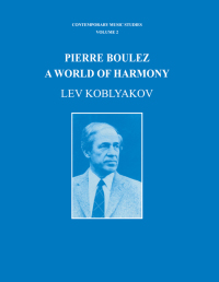 Imagen de portada: Pierre Boulez 1st edition 9783718605538