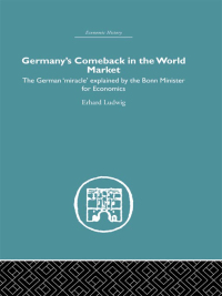 Immagine di copertina: Germany's Comeback in the World Market 1st edition 9780415382014