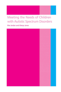 Cover image: Meeting the needs of children with autistic spectrum disorders 1st edition 9781853465826