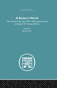 Cover image: Banker's World 1st edition 9781138865211