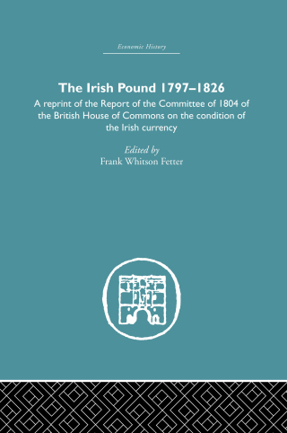 صورة الغلاف: The Irish Pound, 1797-1826 1st edition 9781138879829