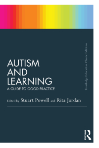 صورة الغلاف: Autism and Learning (Classic Edition) 1st edition 9780415687492