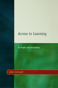 表紙画像: Access to Learning for Pupils with Disabilities 1st edition 9781853464966