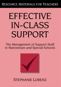 Cover image: Effective In-Class Support 1st edition 9781138164321