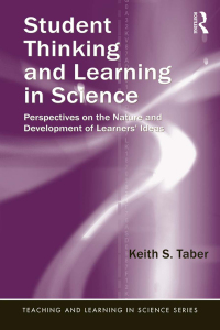 صورة الغلاف: Student Thinking and Learning in Science 1st edition 9780415897310