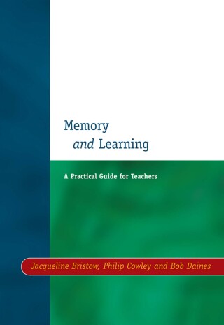 Cover image: Memory and Learning 1st edition 9781853465949