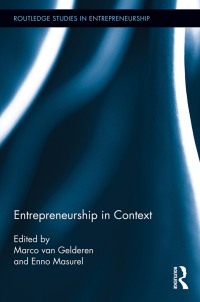 Cover image: Entrepreneurship in Context 1st edition 9780415890922