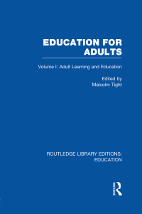 Cover image: Education for Adults 1st edition 9780415685153