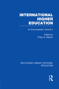 Cover image: International Higher Education Volume 2 1st edition 9780415750691