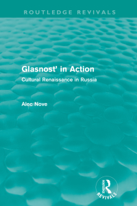 Cover image: Glasnost in Action (Routledge Revivals) 1st edition 9780415682459