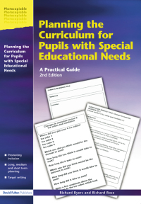 Cover image: Planning the Curriculum for Pupils with Special Educational Needs 2nd edition 9781138149175