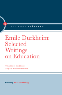 Cover image: Emile Durkheim 1st edition 9780415471466