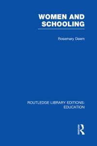 Imagen de portada: Women & Schooling 1st edition 9780415750653