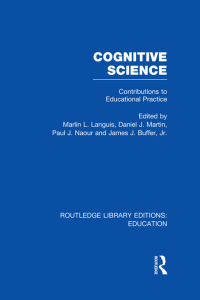 Cover image: Cognitive Science 1st edition 9780415683517