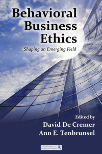 Cover image: Behavioral Business Ethics 1st edition 9780815390909