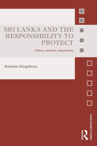 Cover image: Sri Lanka and the Responsibility to Protect 1st edition 9780415588843