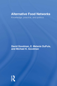 Cover image: Alternative Food Networks 1st edition 9780415671460