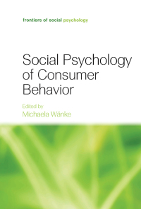 Cover image: Social Psychology of Consumer Behavior 1st edition 9781138882942
