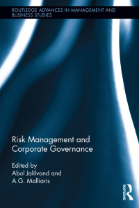 Imagen de portada: Risk Management and Corporate Governance 1st edition 9780415879705