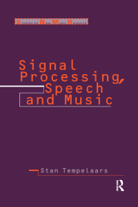 Imagen de portada: Signal Processing, Speech and Music 1st edition 9789026514814