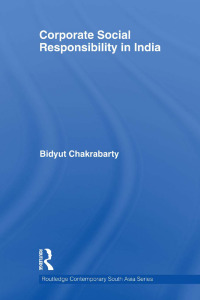 صورة الغلاف: Corporate Social Responsibility in India 1st edition 9780415575034