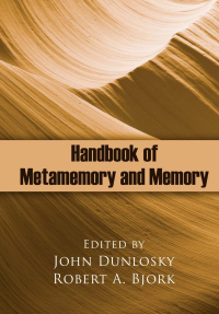 Imagen de portada: Handbook of Metamemory and Memory 1st edition 9780805862140