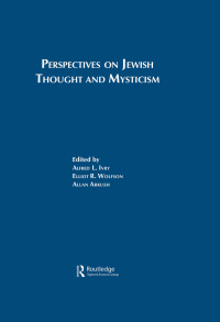 表紙画像: Perspectives on Jewish Thought and Mysticism 1st edition 9781138978324