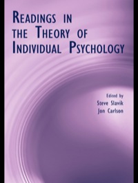 Imagen de portada: Readings in the Theory of Individual Psychology 1st edition 9781138984585