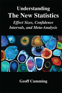 Omslagafbeelding: Understanding The New Statistics 1st edition 9780415879675