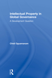 Cover image: Intellectual Property in Global Governance 1st edition 9780415564175