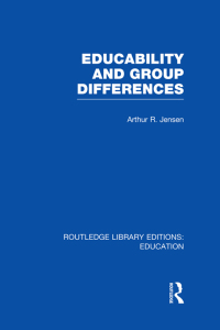 Imagen de portada: Educability and Group Differences 1st edition 9780415750592
