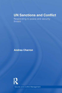 Cover image: UN Sanctions and Conflict 1st edition 9780415723923