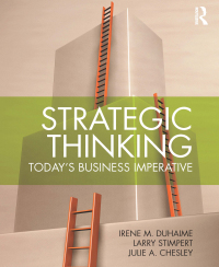 Imagen de portada: Strategic Thinking 1st edition 9780415875035