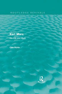 Cover image: Karl Marx (Routledge Revivals) 1st edition 9780415678292