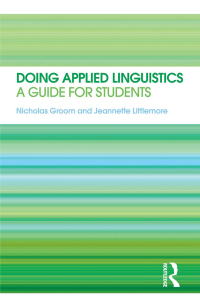 Cover image: Doing Applied Linguistics 1st edition 9780415566414