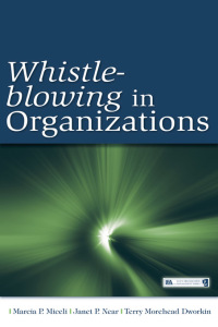 Cover image: Whistle-Blowing in Organizations 1st edition 9780805859881