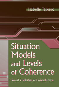 Titelbild: Situation Models and Levels of Coherence 1st edition 9780805855500